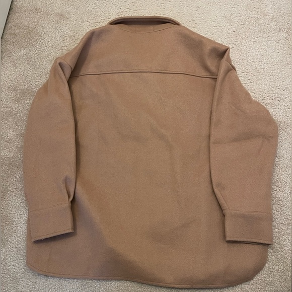 American Threads Scout Button Up Shacket | Brown | Size S - Picture 11 of 14